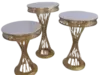 Gold Spiral Pedestals rental in Westchester, NY