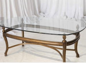 Rustic Vintage Coffee Table rental Westchester, NY