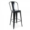 Black Metal Barstool With Back rental in Westchester, NY