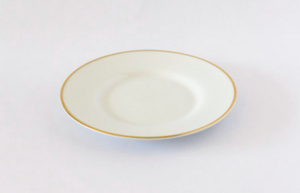 Gold Rim Bread & Butter Plate rental in Austin, TX