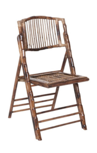 Bamboo Folding Chair rental Dallas-Ft. Worth, TX