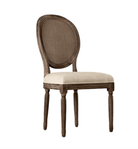 Oak Wood King Louis Chair rental Dallas-Ft. Worth, TX