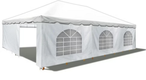 40' x 50' White Frame Tent rental Austin, TX