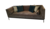 Grey Velvet Sofa rental in Austin, TX