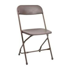 Beige Folding Chair rental Dallas-Ft. Worth, TX