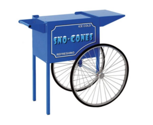 Blue Snow Cone Cart rental New York, NY