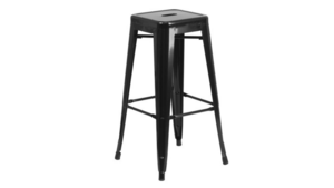 Black Metal Bar Stool rental Houston, TX