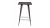 Gun Metal Square Pedestal Table rental in Nashville, TN