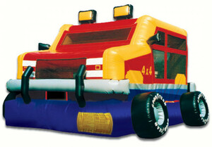 Monster Truck Bounce House rental Houston, TX