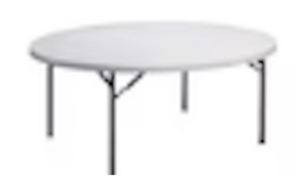 48 inch Round Plastic Table rental Denver, CO