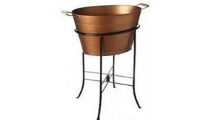 Copper Beverage Tub with Stand rental Nashville, TN