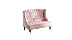 Blush Settee rental Houston, TX