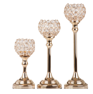 Gold /Rose Gold Crystal Trio rental Houston, TX