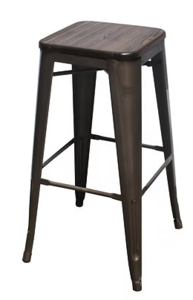 Rustic Metal Barstool rental San Francisco-Oakland-San Jose, CA