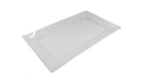 White Rectangle Platter 13.75" x 9.5" rental Nashville, TN