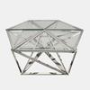 HEXAGON PULL OUT SILVER - COFFEE TABLE rental in Atlanta, GA