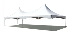 20' x 40' White High Peak Tent rental Chicago, IL