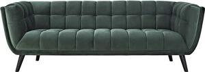 Mid-Century Grenn Velvet Sofa rental Atlanta, GA
