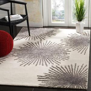 Rug 6x9 Starburst (Ivory/Silver) rental Atlanta, GA