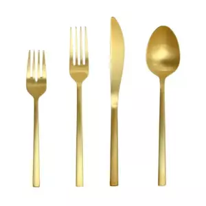 Gold Titan Flatware rental Dallas-Ft. Worth, TX