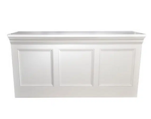 6.5' White Savannah Bar rental Chicago, IL