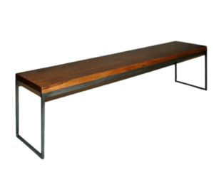 7' Recycled Wood Bench  rental Chicago, IL