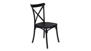 Black Crossback Chair rental Denver, CO