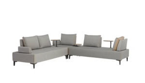 Grey Modern Sectional Sofa rental Chicago, IL