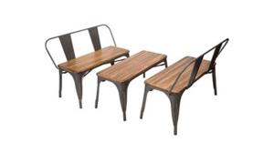 Rustic Bench rental Nashville, TN