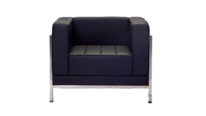 Jaxon Black Leather Armchair (Placement Included) rental Austin, TX