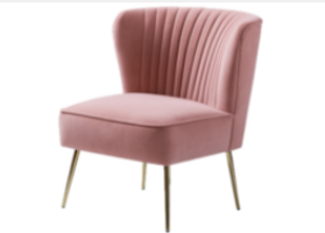 Blush Side Chair rental Houston, TX