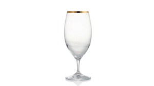 Gold Rimmed Water Goblet. rental Houston, TX