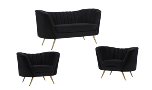 Black Denise Lounge Set rental Houston, TX