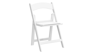 Kids White Padded Folding Chair rental Houston, TX