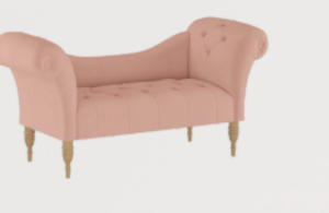 Blush Pink Loveseat rental Miami-Ft. Lauderdale, FL