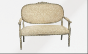 Vintage Cream Loveseat rental Miami-Ft. Lauderdale, FL
