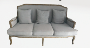 Vintage Grey Sofa rental Miami-Ft. Lauderdale, FL