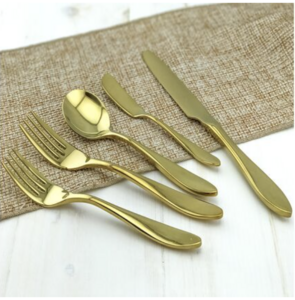 Siena Luxe Gold Flatware rental Las Vegas, NV