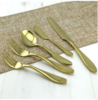 Siena Luxe Gold Flatware rental in Las Vegas, NV
