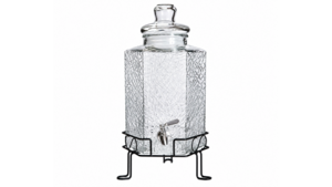 Hexagonal Glass Beverage Dispenser 1.5 Gallon rental Austin, TX