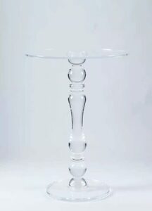 Clear acrylic Cocktail Tabke rental Philadelphia, PA