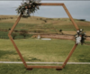Hexagon Ceremony Arch rental in Denver, CO