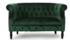 Green Velvet Loveseat Couch rental in Denver, CO