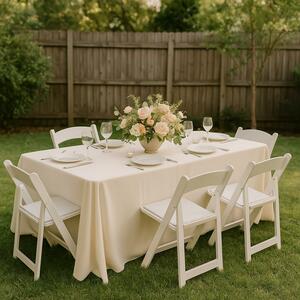 6' Plastic Table rental Philadelphia, PA