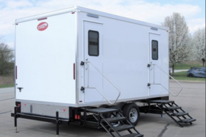 2 Stall Luxury Portable Restroom rental Denver, CO