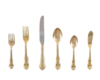 Gold King Arthur Flatware rental in Chicago, IL