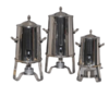 Contemporary Chrome Urn Collection rental in Chicago, IL