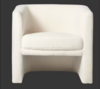 Charleston Chair- White Bucle rental in Phoenix, AZ
