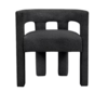 Chicago Chair Black Bucle rental in Phoenix, AZ