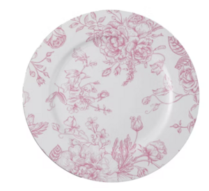 Florence Charger Plate Pink rental Phoenix, AZ